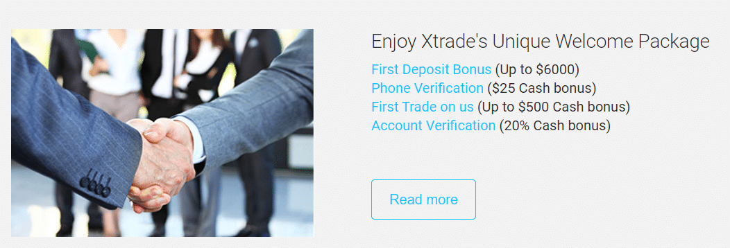 xtrade deposit bonus