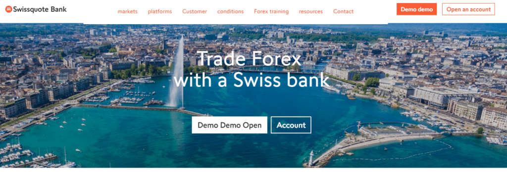 Swissquote platform