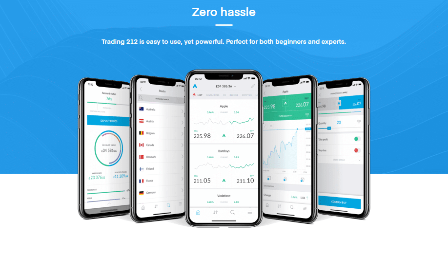 Trading 212 app