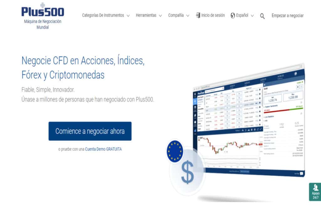 reseña PLUS500 FOREX BROKER
