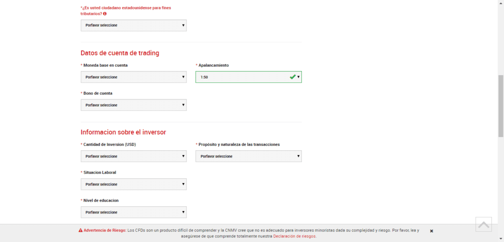 bonos sin depósito de XM Forex broker datos 