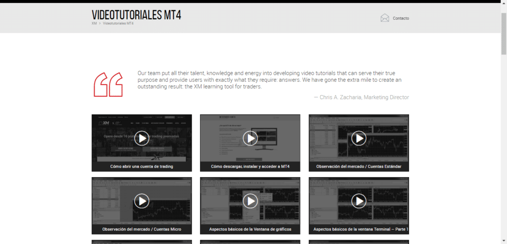 caracteristicas adicionales Reseña XM Forex Broker 