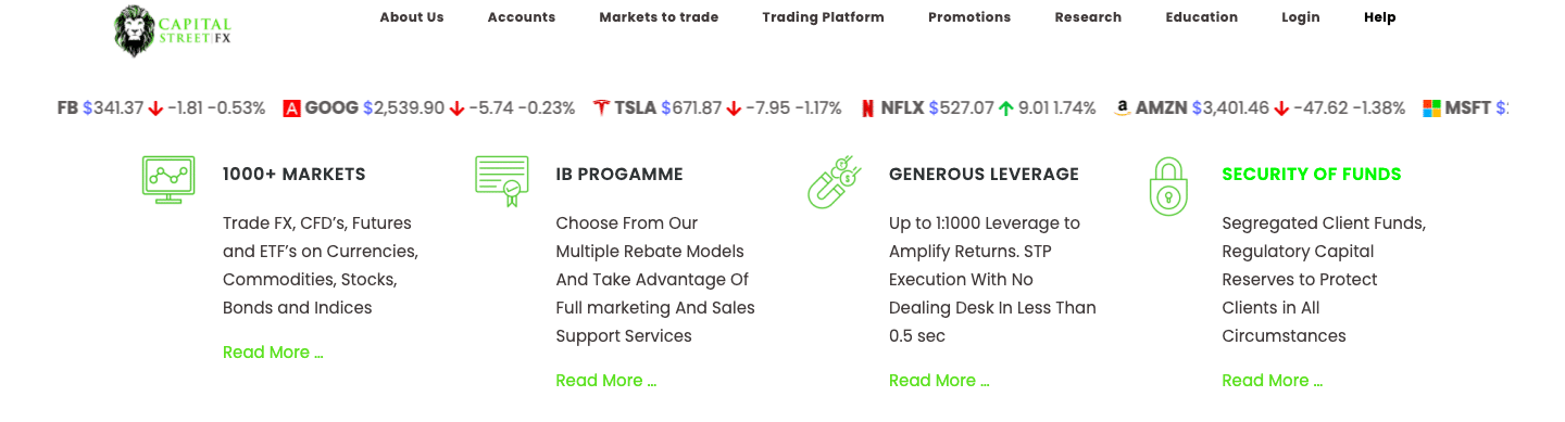 Forex trading at capital street fx Forex broker reviewed