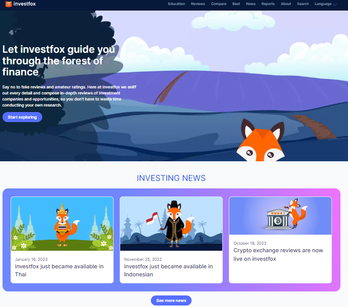 investfox homepage