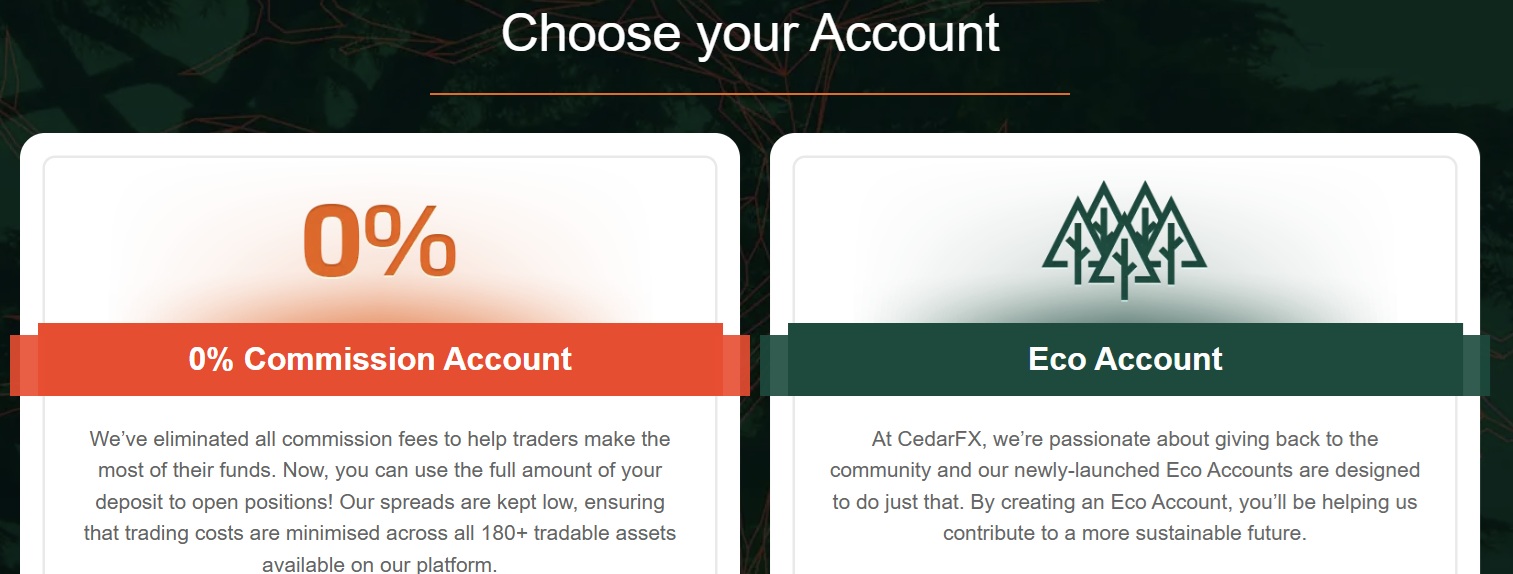 cedarfx accounts