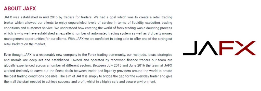 JAFX scam